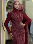 Violet Evening Dress