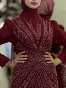 Violet Evening Dress