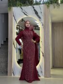 Violet Evening Dress