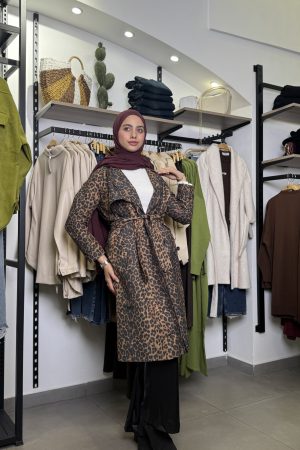 Leona leopard Trenchcoat