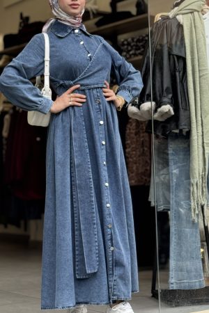elini denim dress