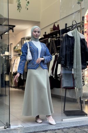 arabesque denim jacket